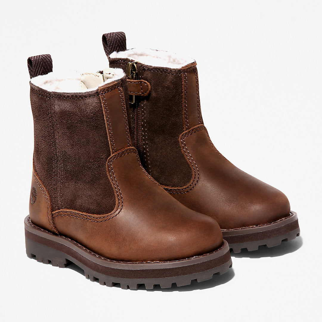 Kids Timberland Courma Kid Warm Boot for Toddler in Dark Brown