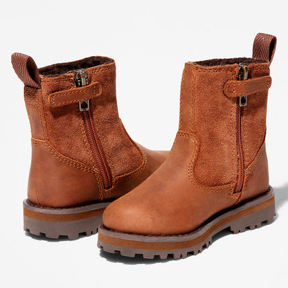 Kids Timberland Courma Kid Warm Boot for Toddler in Brown