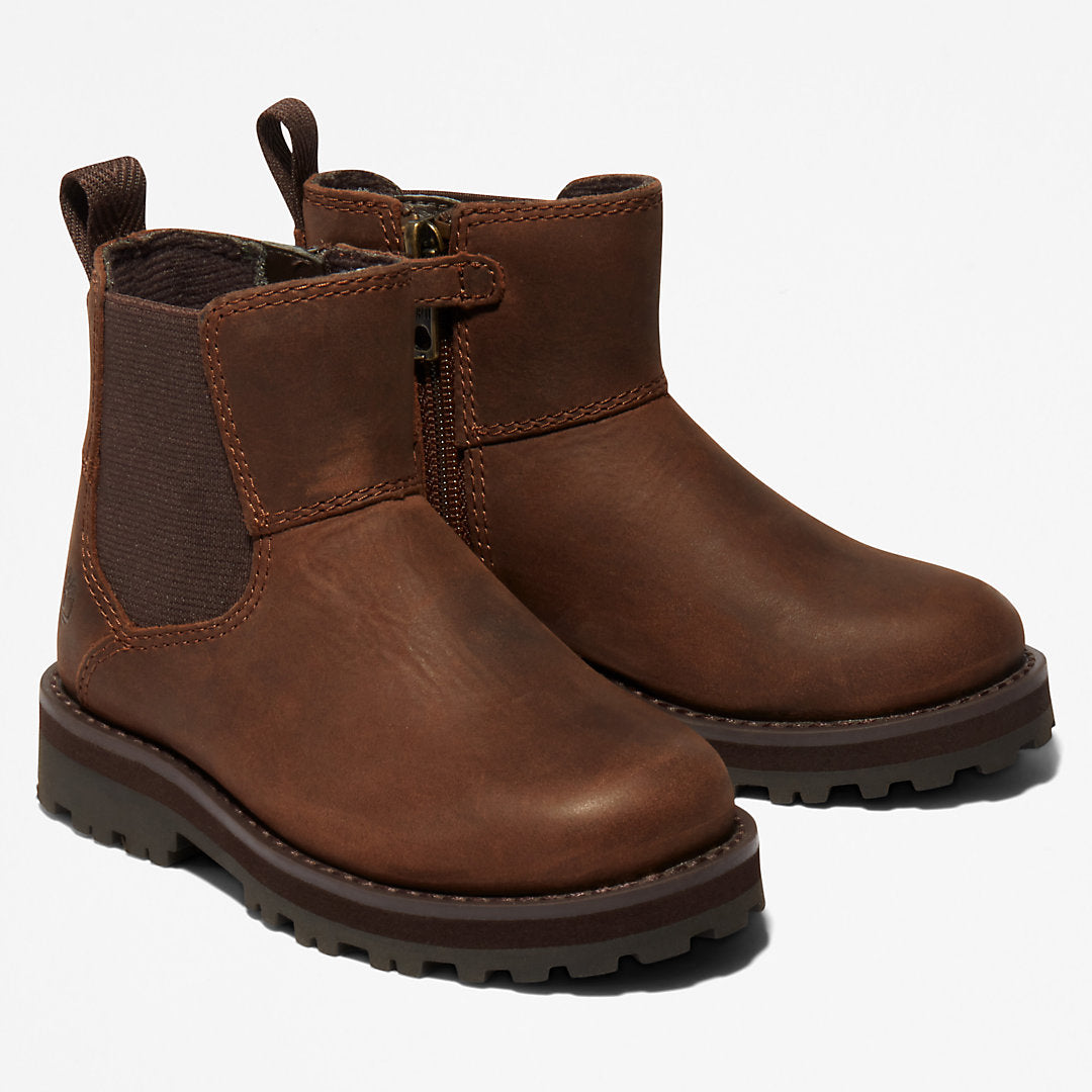 Kids Timberland Courma Kid Chelsea Boot for Toddler in Dark Brown