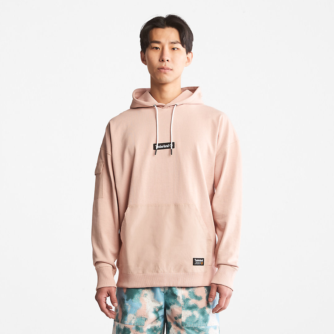 Mens Timberland Progressive Utility Hoodie for Men in Light Pink