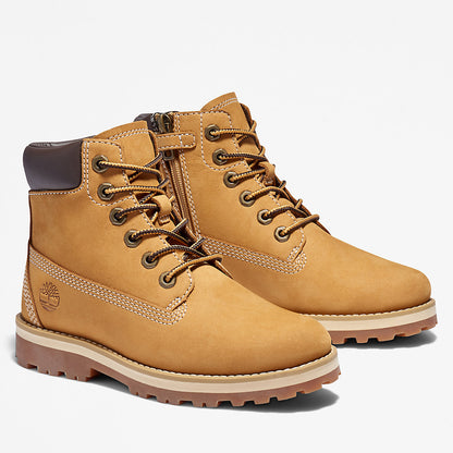 Kids Timberland Courma Kid 6 Inch Side-zip Boot for Junior in Yellow