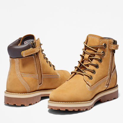Kids Timberland Courma Kid 6 Inch Side-zip Boot for Junior in Yellow