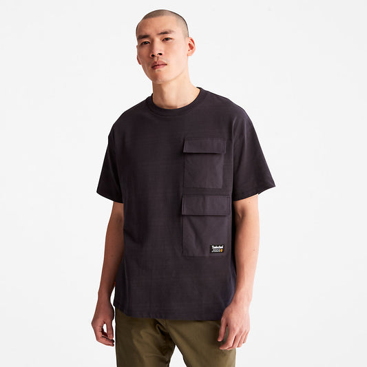 Mens Timberland Progressive Utility Multi-pocket T-Shirt for Men in Black