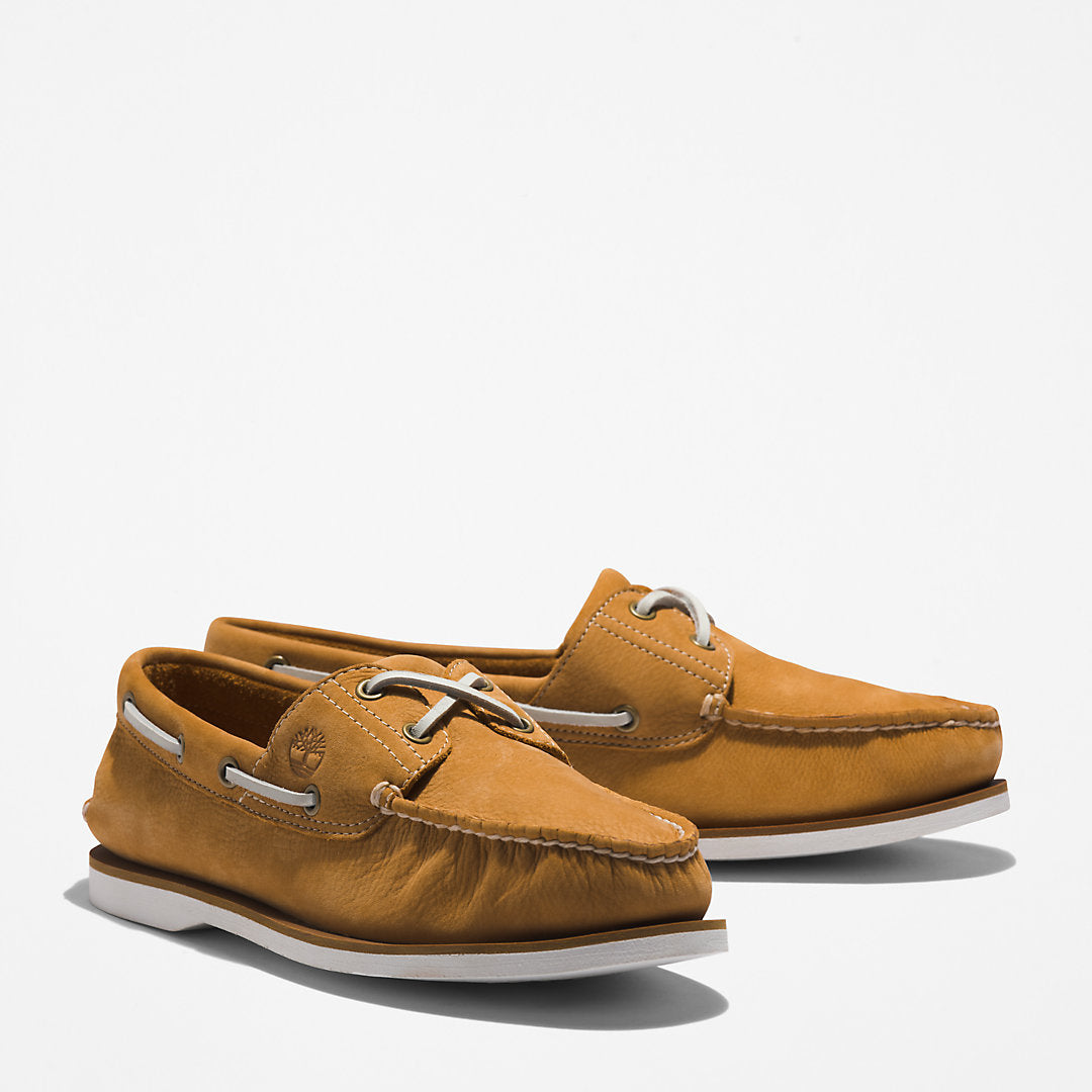 Mens Timberland Timberland® 2-Eye Classic Boat Shoe for Men in Light Brown