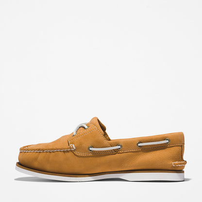Mens Timberland Timberland® 2-Eye Classic Boat Shoe for Men in Light Brown