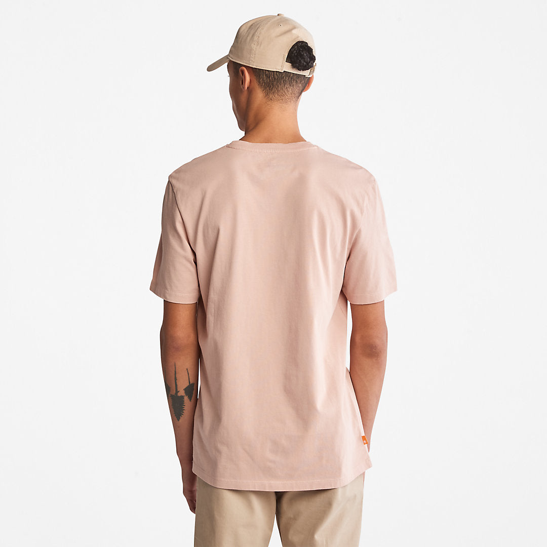 Mens Timberland Progressive Utility Graphic T-Shirt for Men in Pink