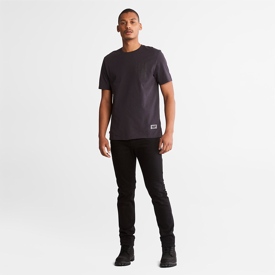 Mens Timberland Progressive Utility Graphic T-Shirt for Men in Black