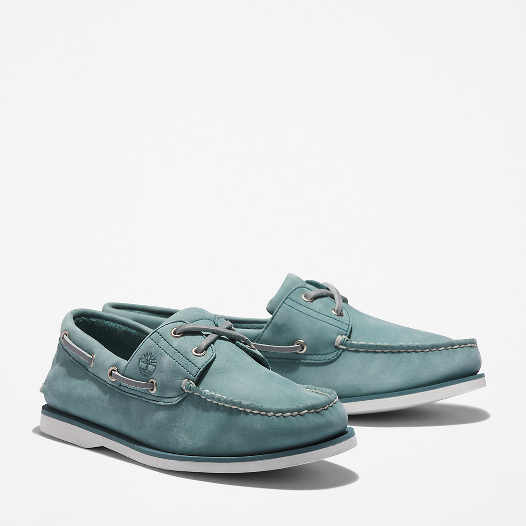 Mens Timberland Timberland® 2-Eye Classic Boat Shoe for Men in Light Blue