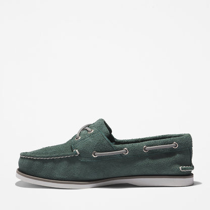 Mens Timberland Timberland® 2-Eye Classic Boat Shoe for Men in Green