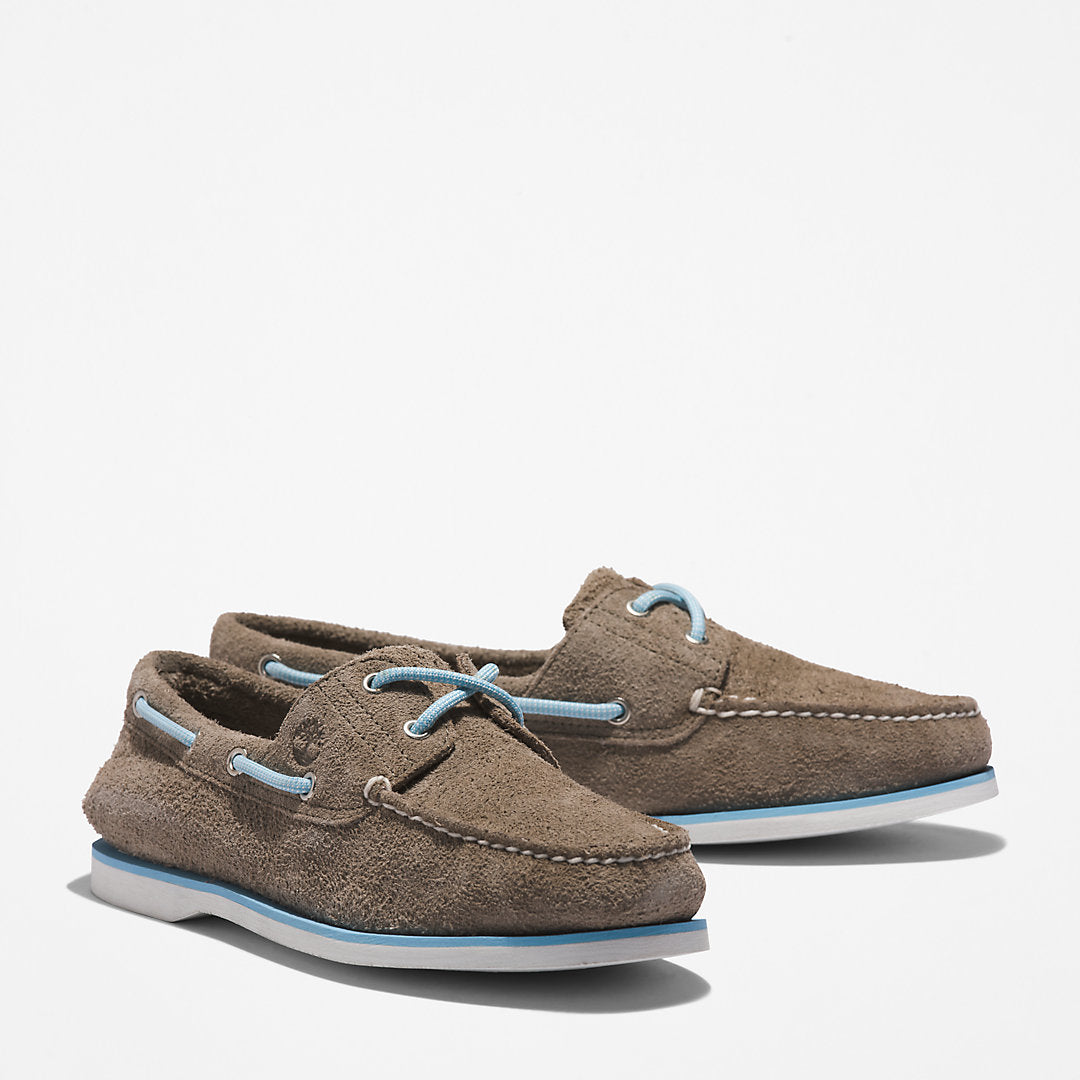 Mens Timberland Timberland® 2-Eye Classic Boat Shoe for Men in Medium Grey