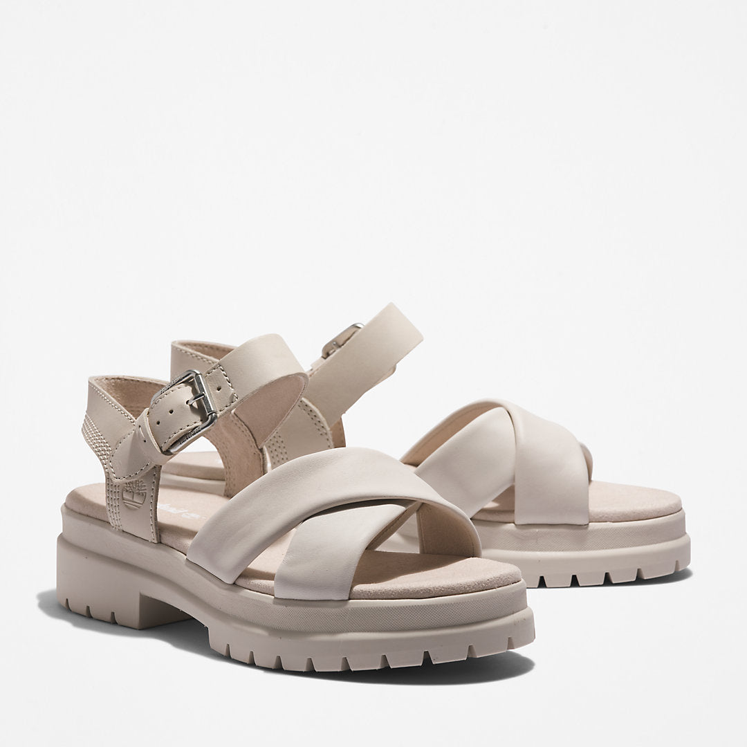 Womens Timberland London Vibe Ankle-strap Sandal for Women in White