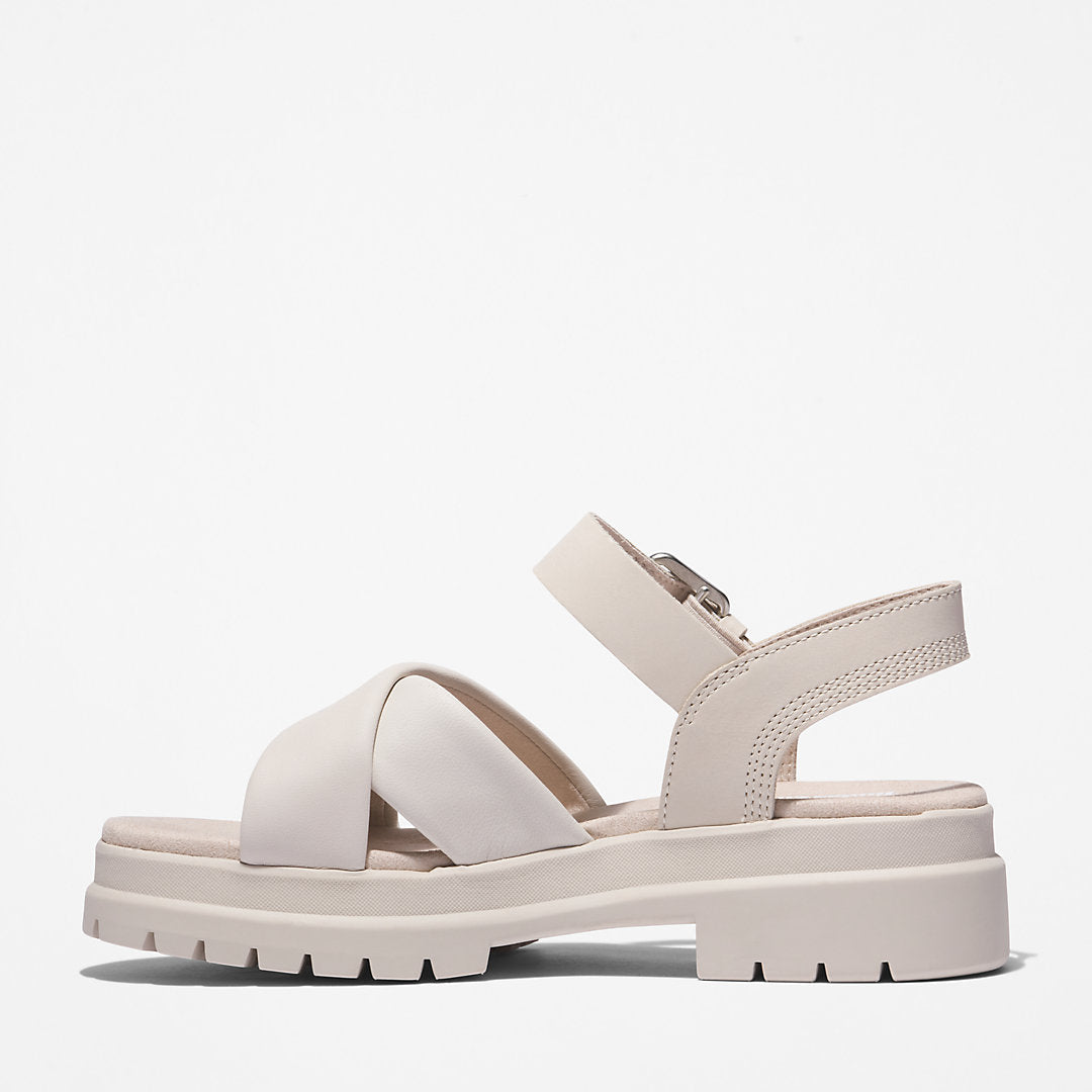 Womens Timberland London Vibe Ankle-strap Sandal for Women in White