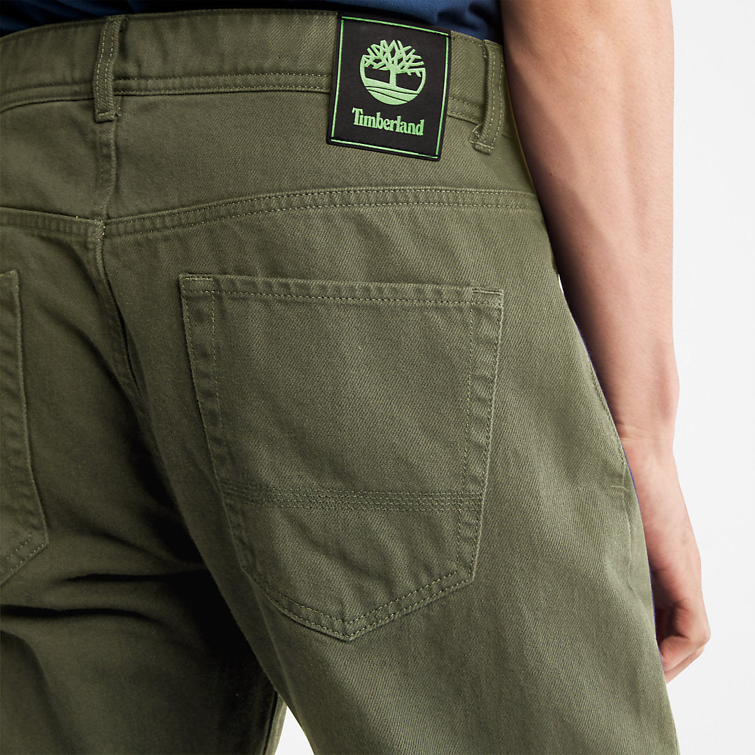 Mens Timberland Outdoor Heritage EK+ Denim Jeans for Men in Green