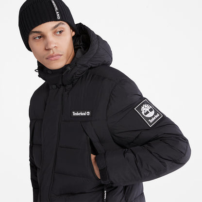 Mens Timberland Outdoor Archive Puffer Jacket for Men in Black