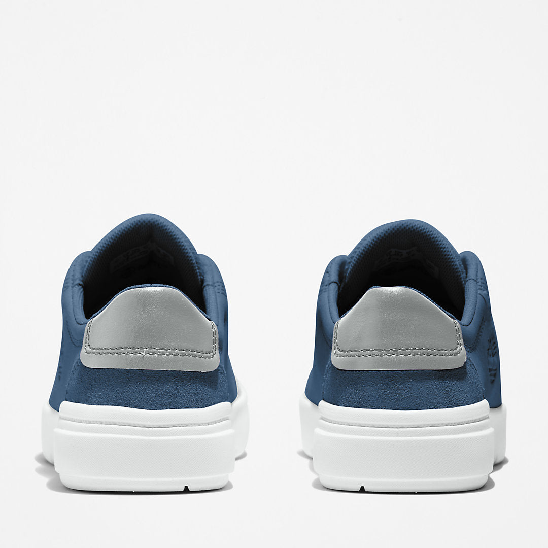 Kids Timberland Seneca Bay Leather Trainer for Kids in Blue