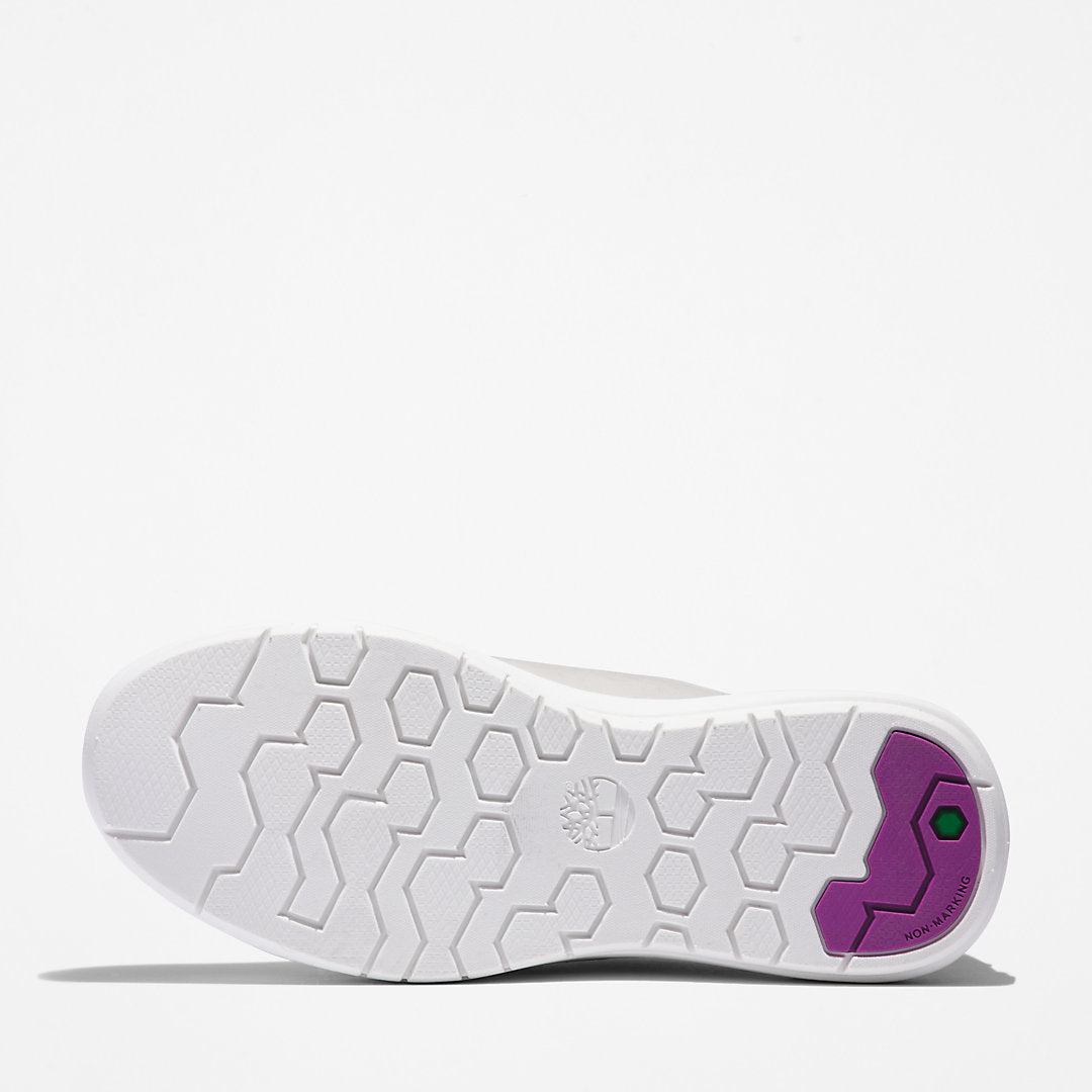 Kids Timberland Seneca Bay Leather Trainer for Kids in White