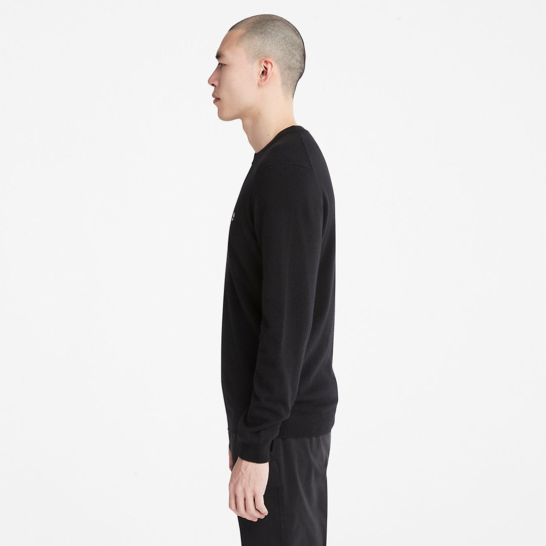 Mens Timberland Cohas Brook Crewneck Sweater for Men in Black