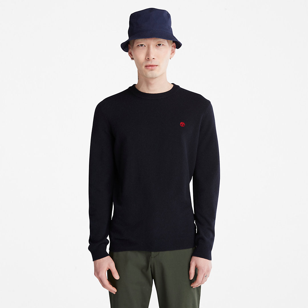 Mens Timberland Cohas Brook Crewneck Sweater for Men in Navy