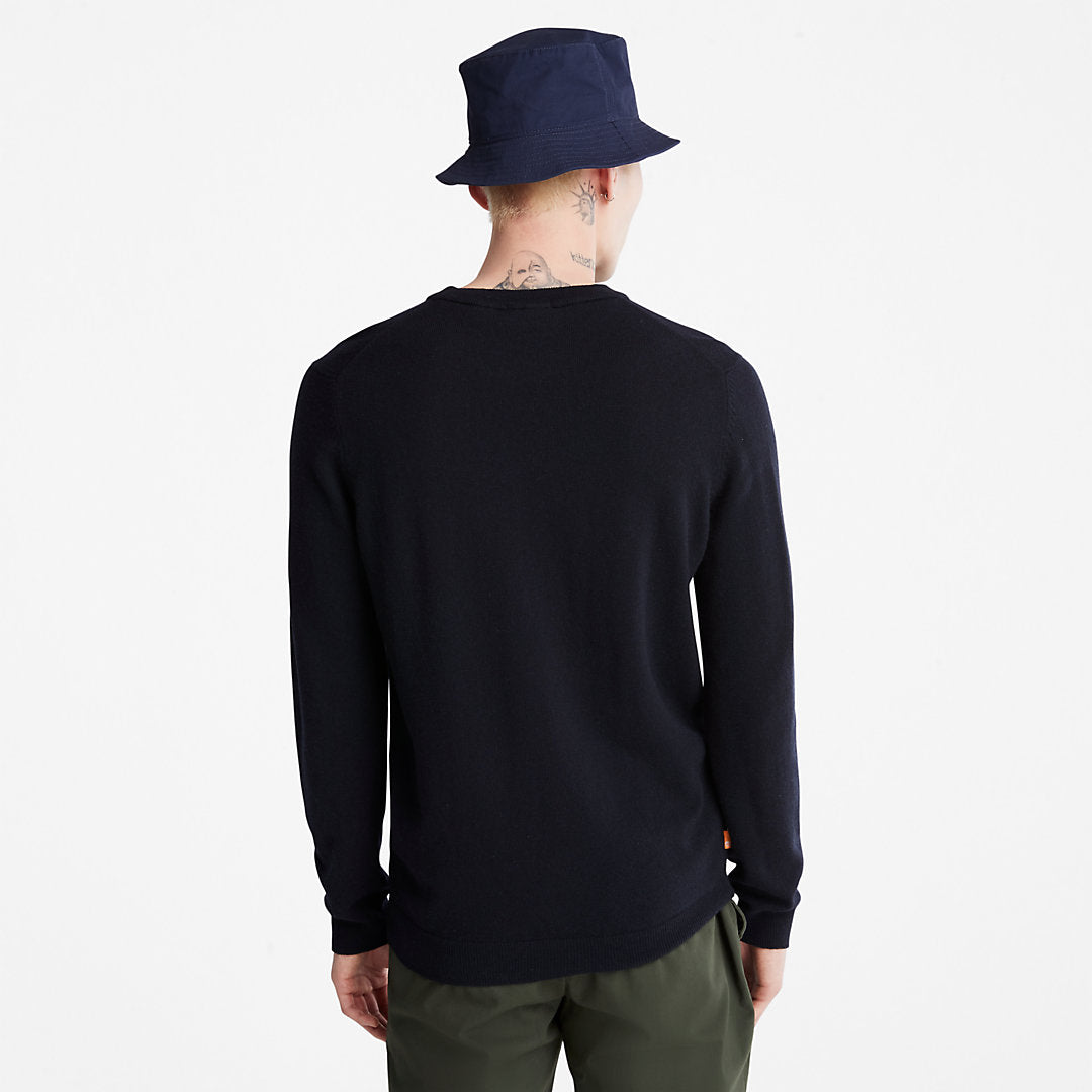 Mens Timberland Cohas Brook Crewneck Sweater for Men in Navy