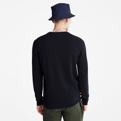 Mens Timberland Cohas Brook Crewneck Sweater for Men in Navy