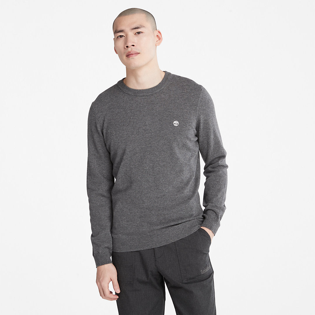 Mens Timberland Cohas Brook Crewneck Sweater for Men in Grey