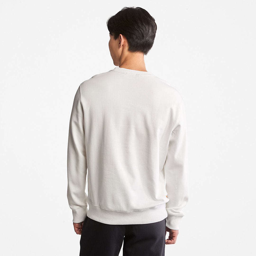 Mens Timberland Core Tree Logo Sweatshirt for Men in White