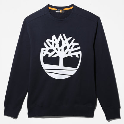 Mens Timberland Core Tree Logo Sweatshirt for Men in Navy