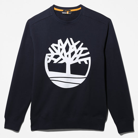 Mens Timberland Core Tree Logo Sweatshirt for Men in Navy