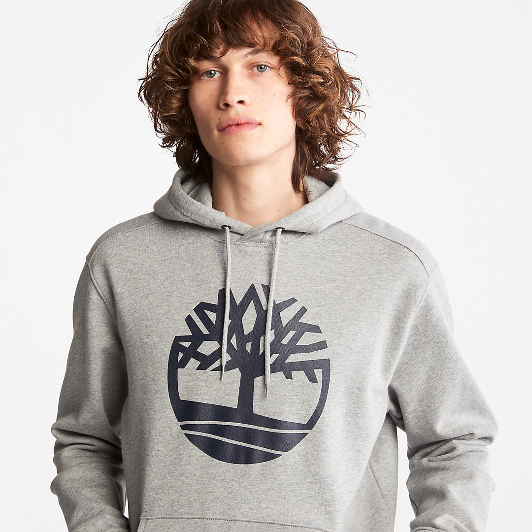 Mens Timberland Core Tree Logo Hoodie for Men in Grey