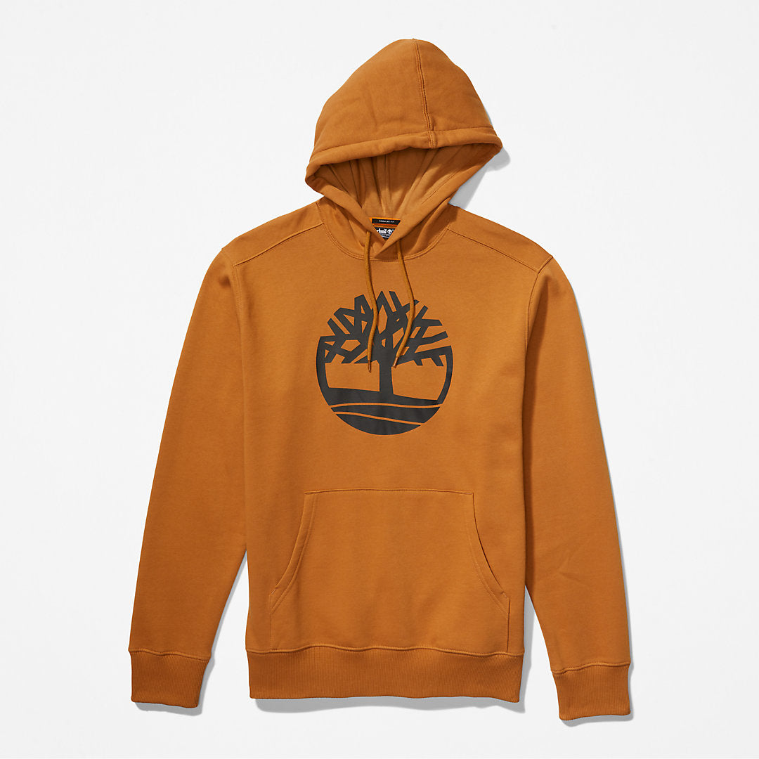 Mens Timberland Core Tree Logo Hoodie for Men in Yellow