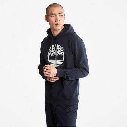 Mens Timberland Core Tree Logo Hoodie for Men in Navy