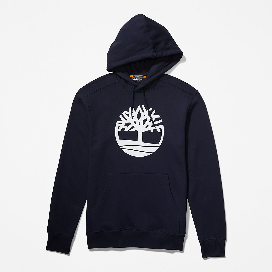 Mens Timberland Core Tree Logo Hoodie for Men in Navy