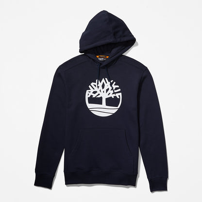 Mens Timberland Core Tree Logo Hoodie for Men in Navy