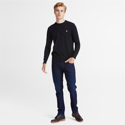 Mens Timberland Williams River Organic Cotton Sweater for Men in Black