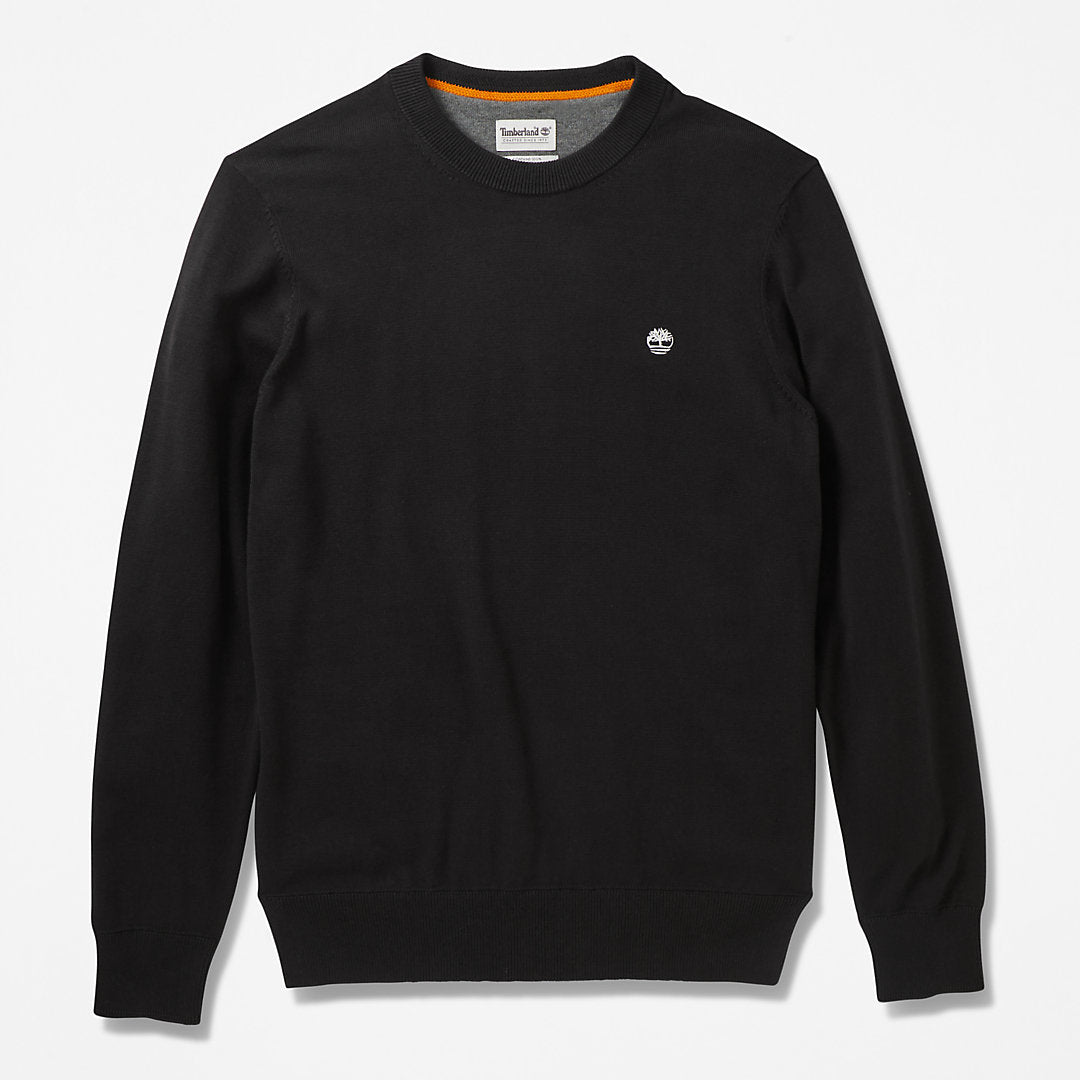 Mens Timberland Williams River Organic Cotton Sweater for Men in Black