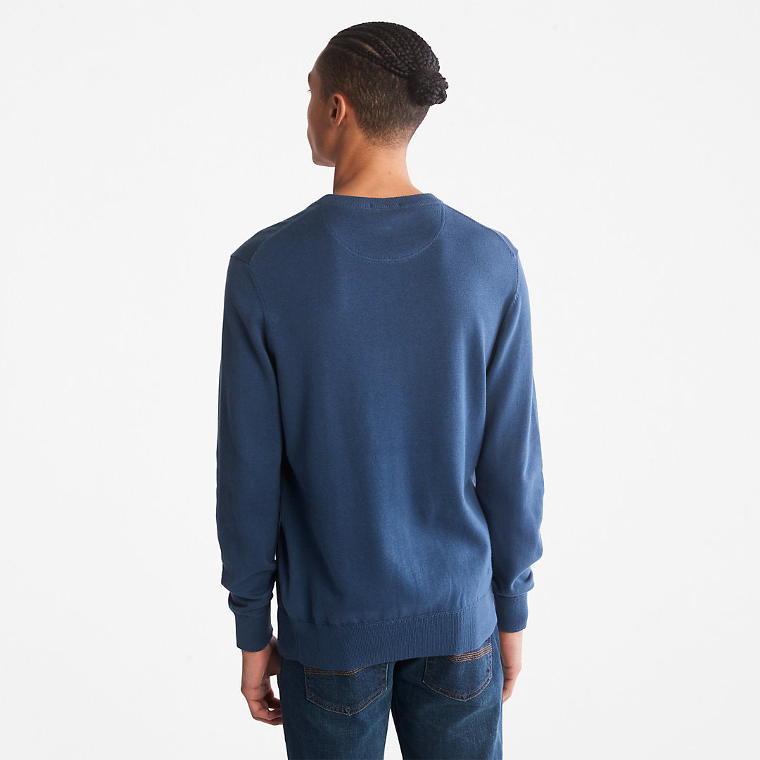Mens Timberland Williams River Organic Cotton Sweater for Men in Blue