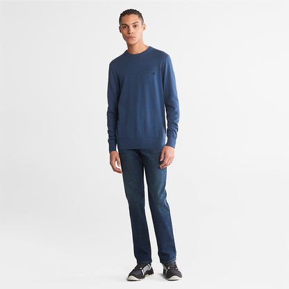 Mens Timberland Williams River Organic Cotton Sweater for Men in Blue