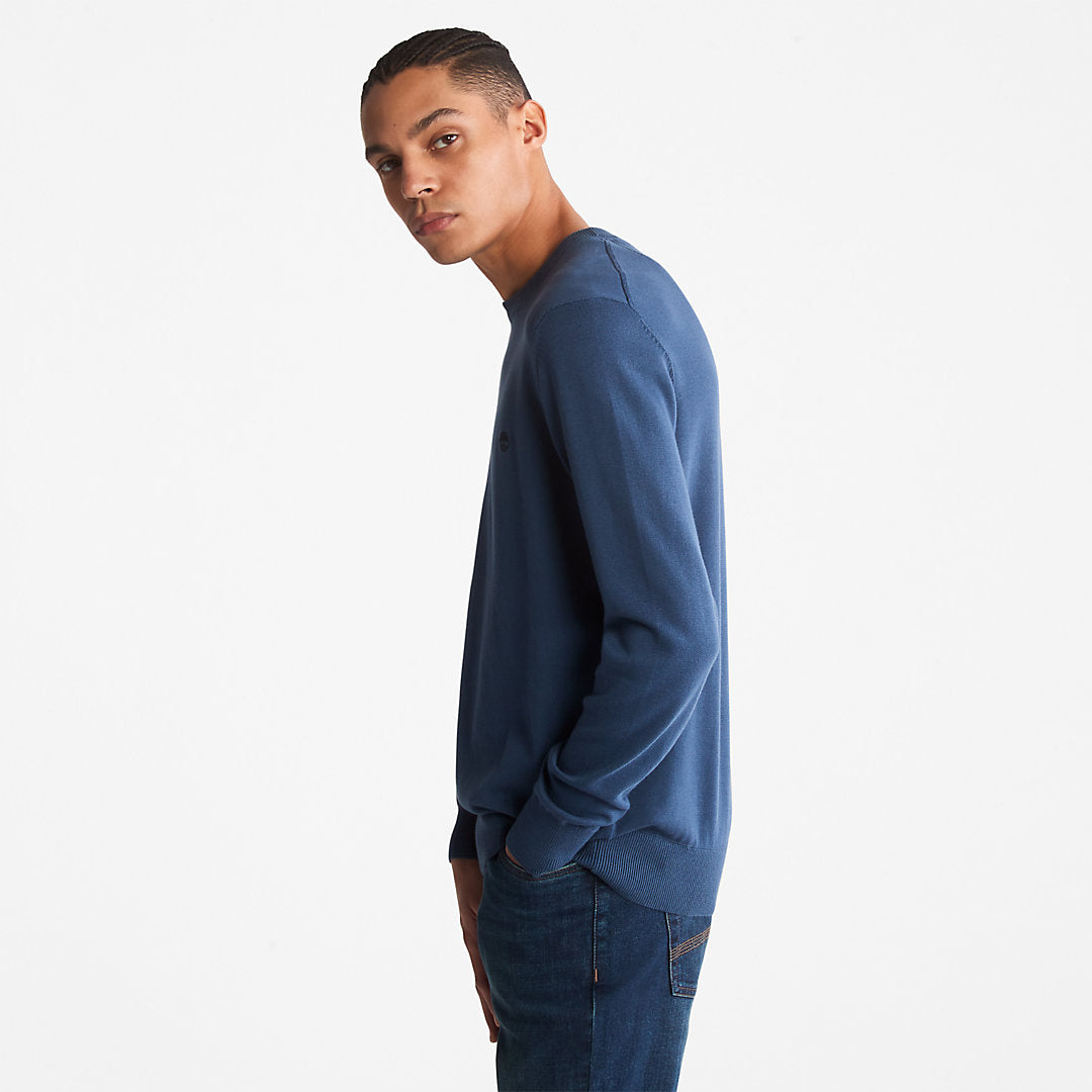 Mens Timberland Williams River Organic Cotton Sweater for Men in Blue