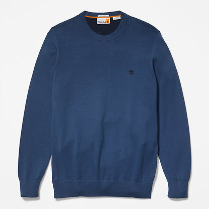 Mens Timberland Williams River Organic Cotton Sweater for Men in Blue