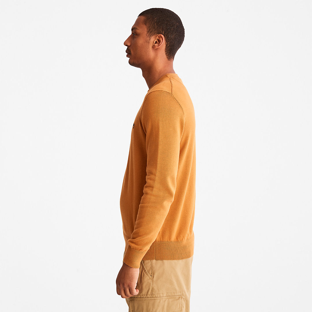 Mens Timberland Williams River Organic Cotton Sweater for Men in Yellow