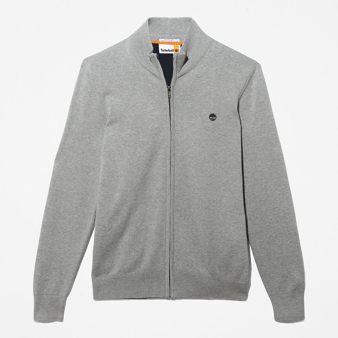 Mens Timberland Williams River Full-Zip Sweater for Men in Grey