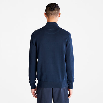 Mens Timberland Williams River Full-Zip Sweater for Men in Navy