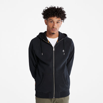 Mens Timberland Exeter River Zip Hoodie for Men in Black