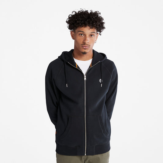 Mens Timberland Exeter River Zip Hoodie for Men in Black