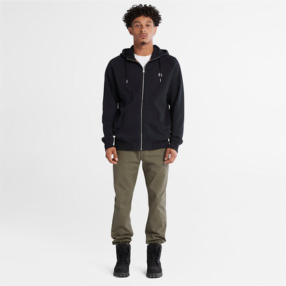 Mens Timberland Exeter River Zip Hoodie for Men in Black