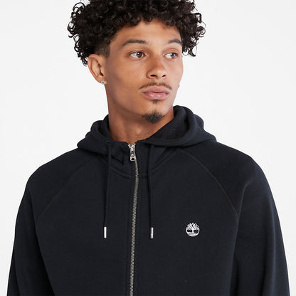 Mens Timberland Exeter River Zip Hoodie for Men in Black