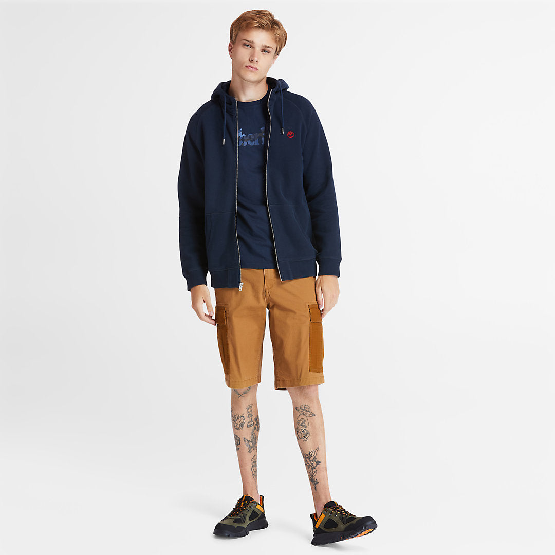 Mens Timberland Exeter River Zip Hoodie for Men in Navy