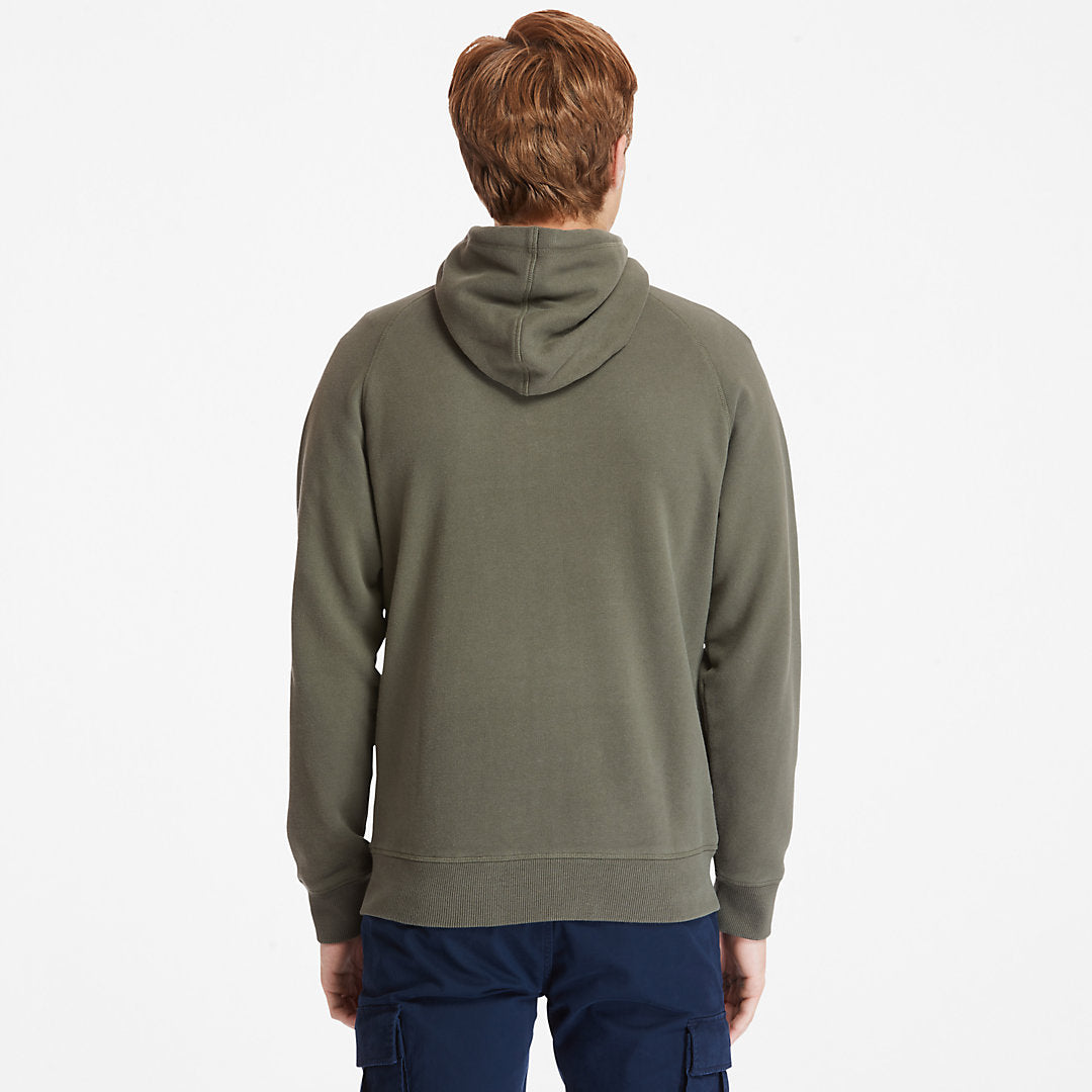 Mens Timberland Exeter River Zip Hoodie for Men in Green