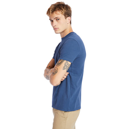 Mens Timberland Dunstan River Crew Tee for Men in Navy