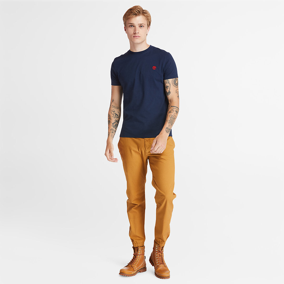 Mens Timberland Dunstan River Crew Tee for Men in Dark Blue